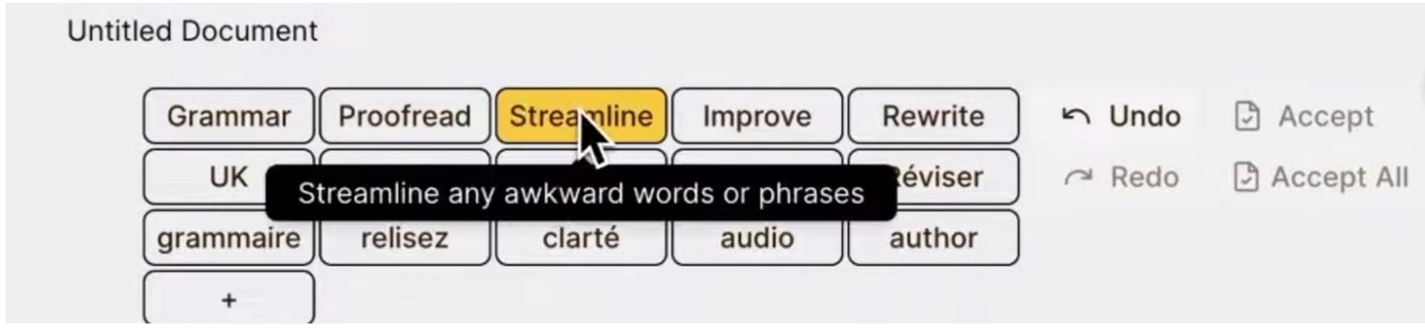 editGPT as the best AI proofreader has these custom prompts
