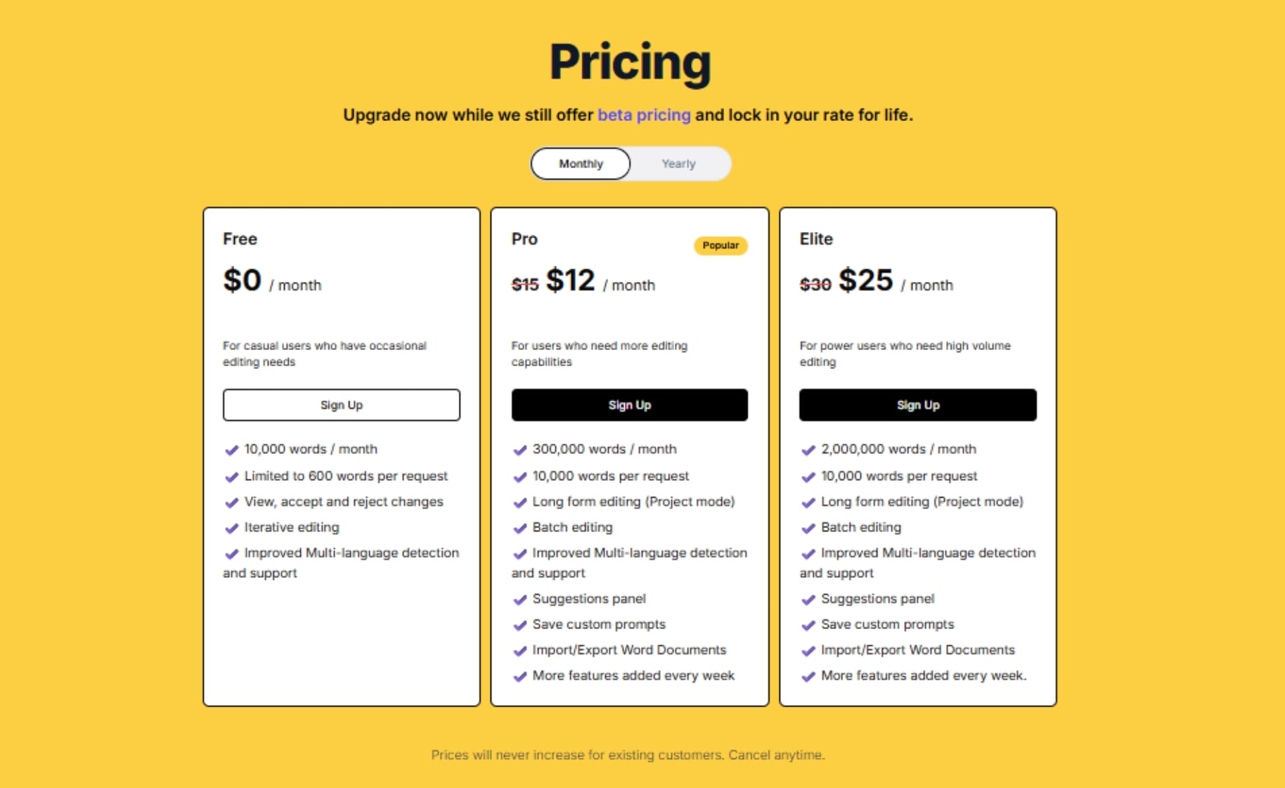 editGPT has the best value while being the best AI proofreader