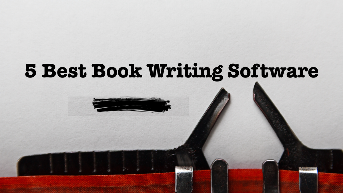 An image for the top 5 best book writing software